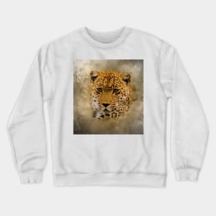 Leopard portrait Crewneck Sweatshirt